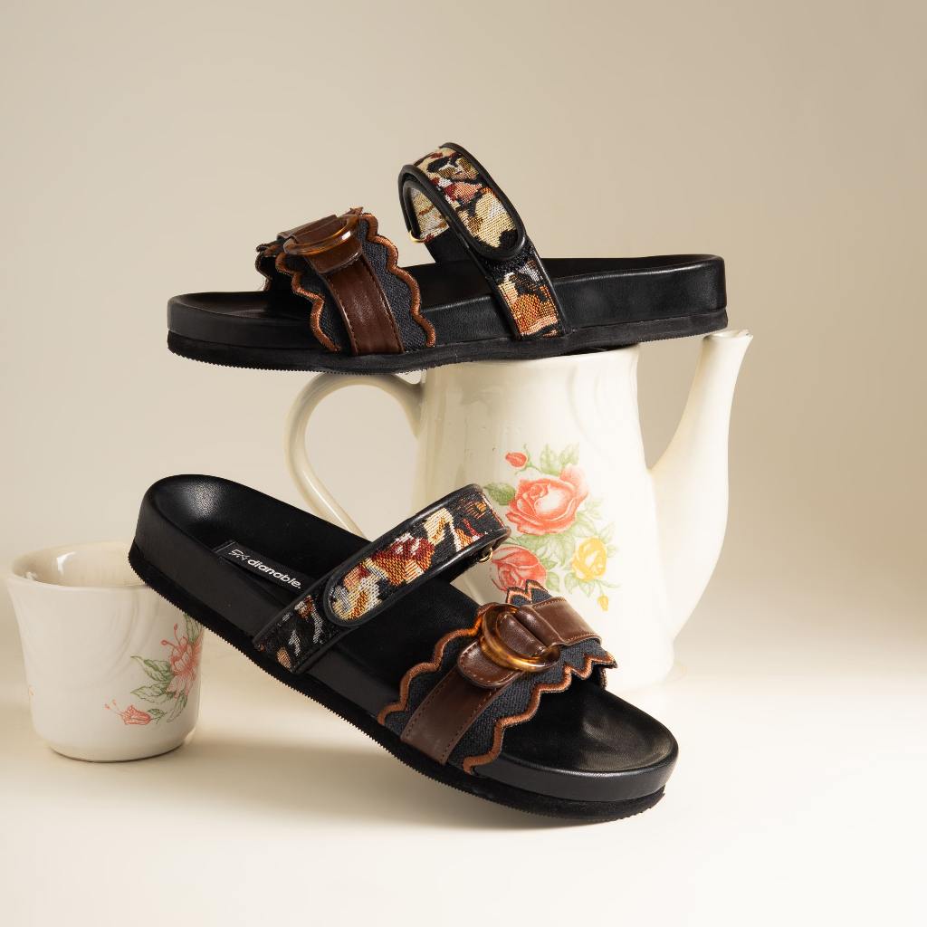 Dianable - Sera Sandal Slide Wanita Motif Premium