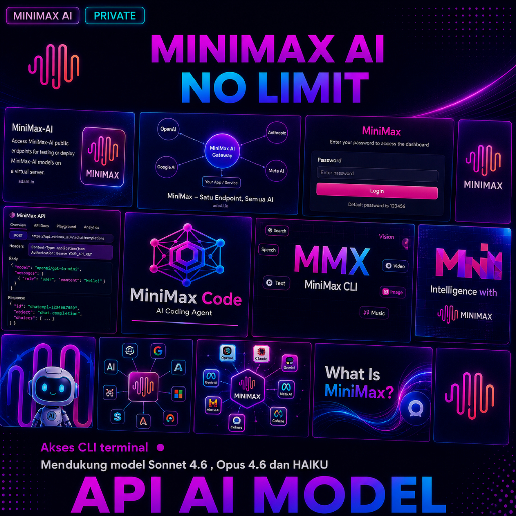 API adaCODE MINIMAX AI vibe CODING NO LIMIT