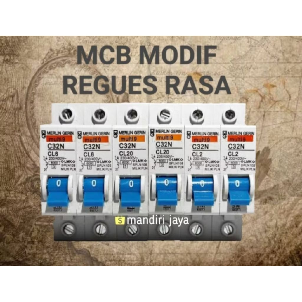 MCB modif PLN Marlin garin MCB modif anti jeglek 2a modif 4a-50a