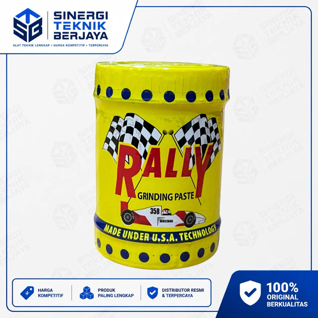 Rally Grinding Paste 350 Gram Pasta Skir Klep Valve Grinding Compound Halus Kasar