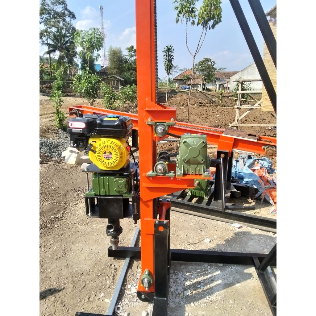 mesin bor tanah powerig engkol.mesin bor sumur mesin bor tanah