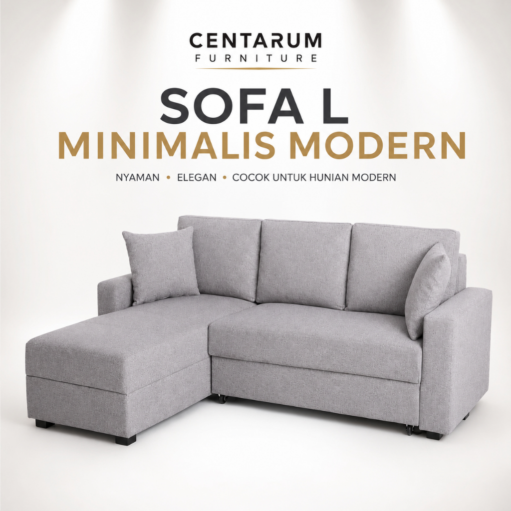 SOFA L SUDUT MINIMALIS BERKUALITAS BANDUNG SOFA KEKINIAN