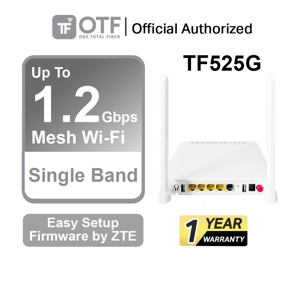 OTF TF525G XPON ONU 4GE+1POTS+1USB+2.4G&5.8G WIFI GPON EPON ONT