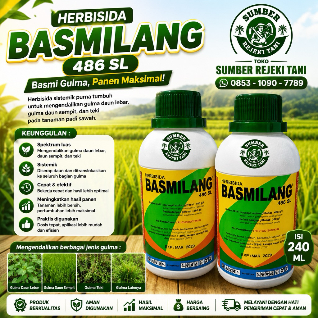 herbisida basmilang 486SL 240ml
