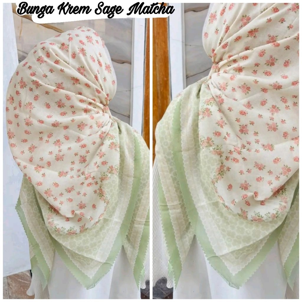 Voal Premium sage krem matcha