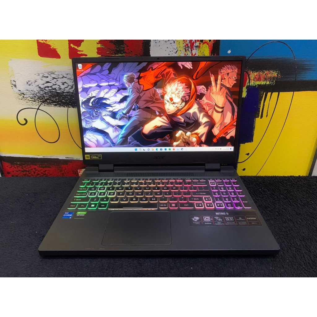 Laptop Gaming Acer Nitro 5 Core i9 Gen 12 SSD 512/16 DDR5 RTX 3060 6GB 165Hz