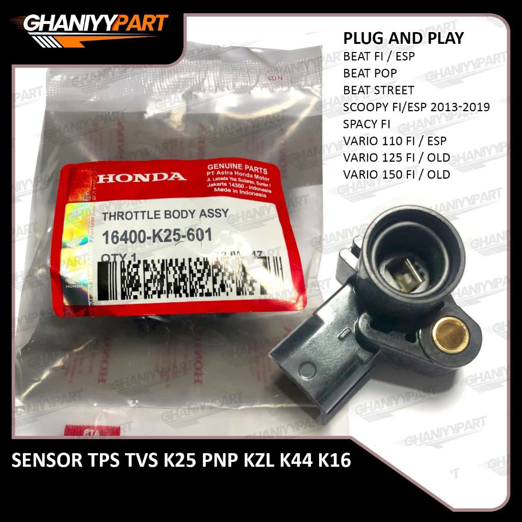 SENSOR TVS SENSOR TPS BEAT FI BEAT POP BEAT ESP BEAT STREET SCOOPY FI SCOOPY ESP VARIO 125 VARIO 150