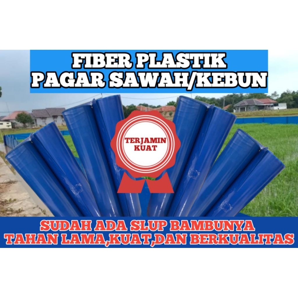 plastik fiber sawah/pagar sawah & kebun