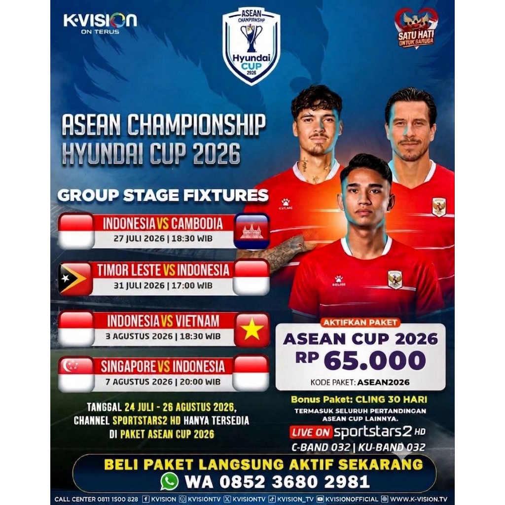 paket aff/Asean cup 2026