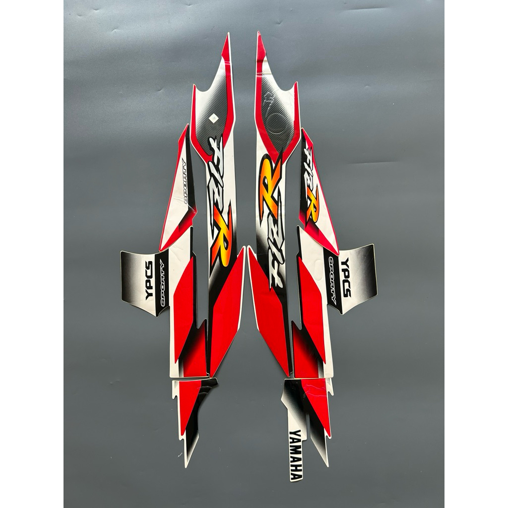 STRIPING STIKER FIZ R SPORTY 2001 PUTIH MERAH