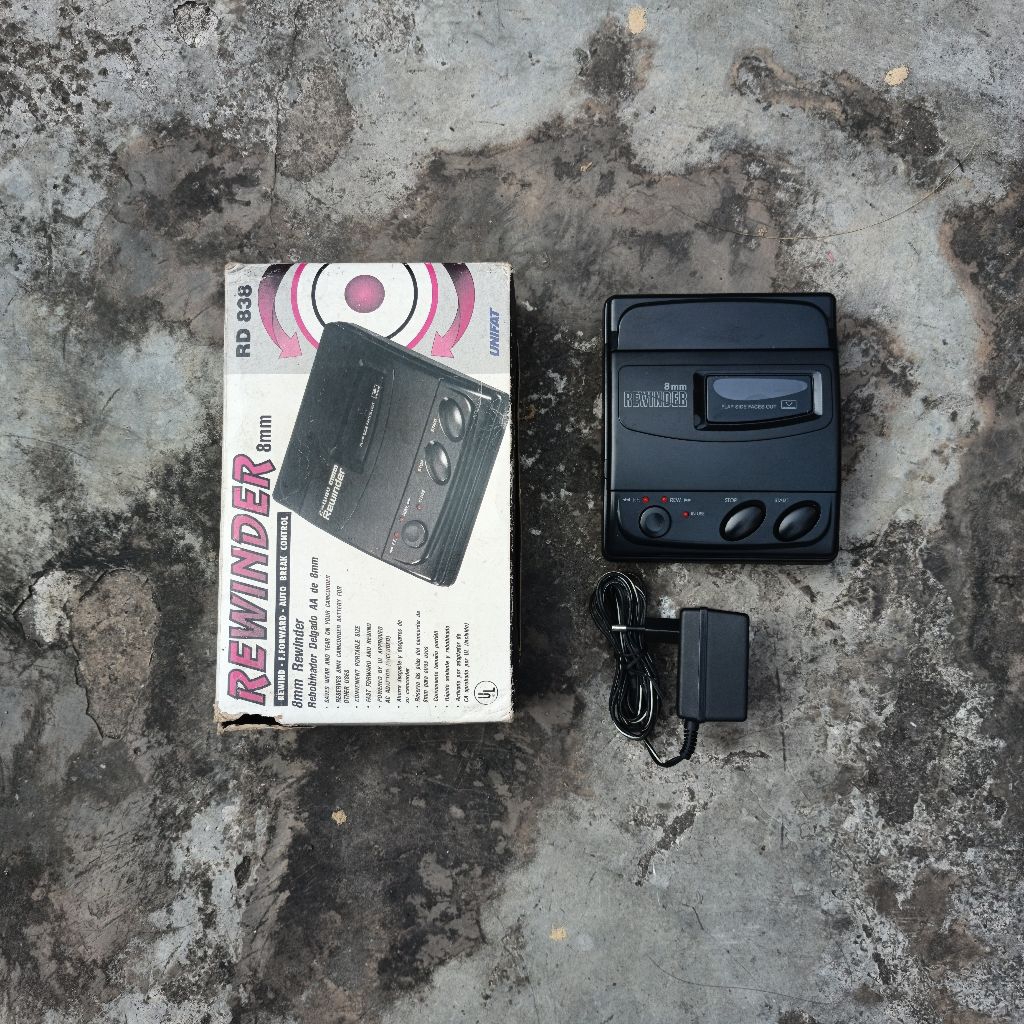 Rewinder kaset/Tape HI8,VIDEO8,DIGITAL8. untuk Handycam jadul