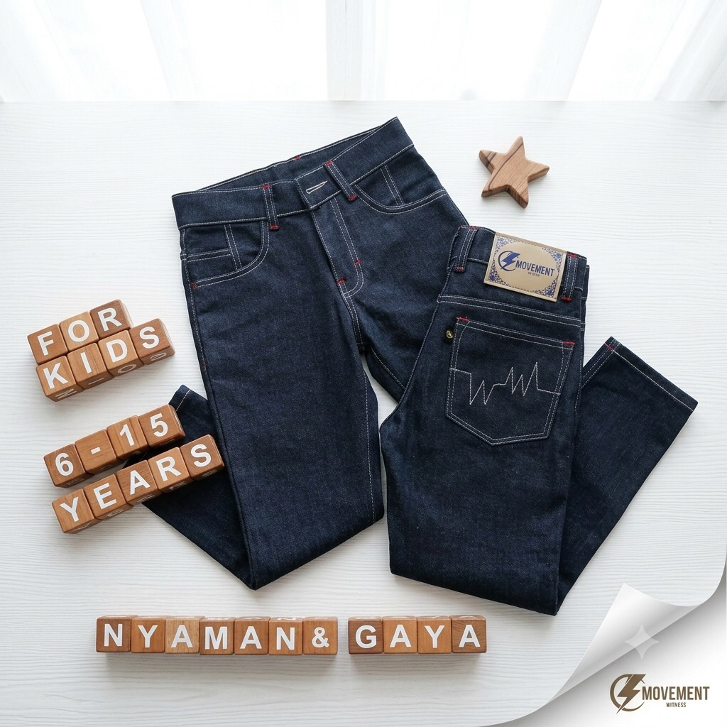 Celana Denim Salvadge Anak laki laki
