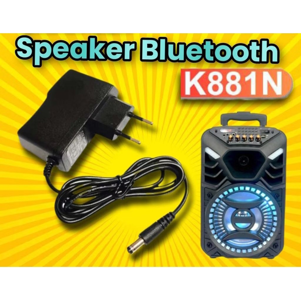 adaptor charger speaker aktif advance K881N