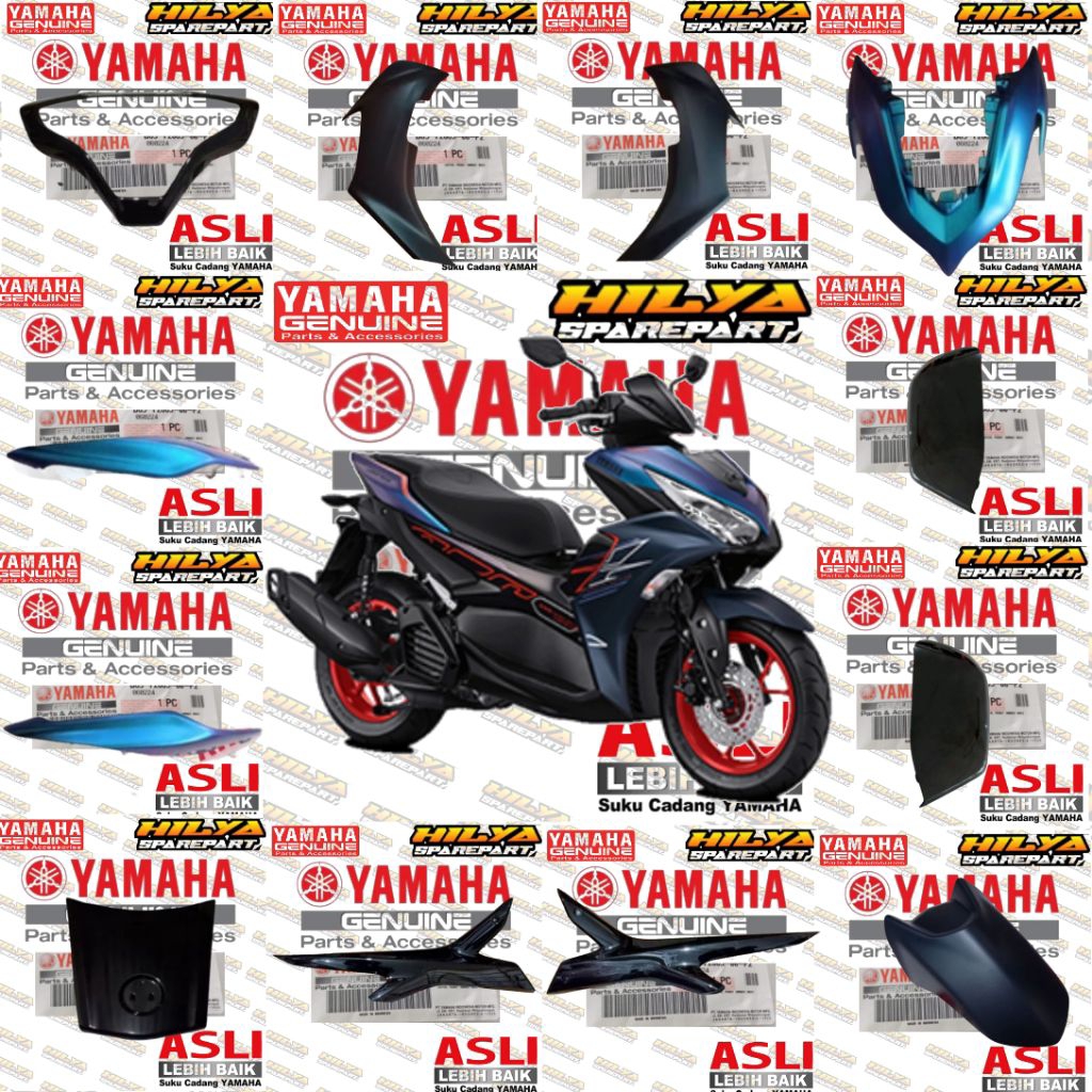 Full Body Halus New Aerox 155 CYBER CITY Original Yamaha 100%