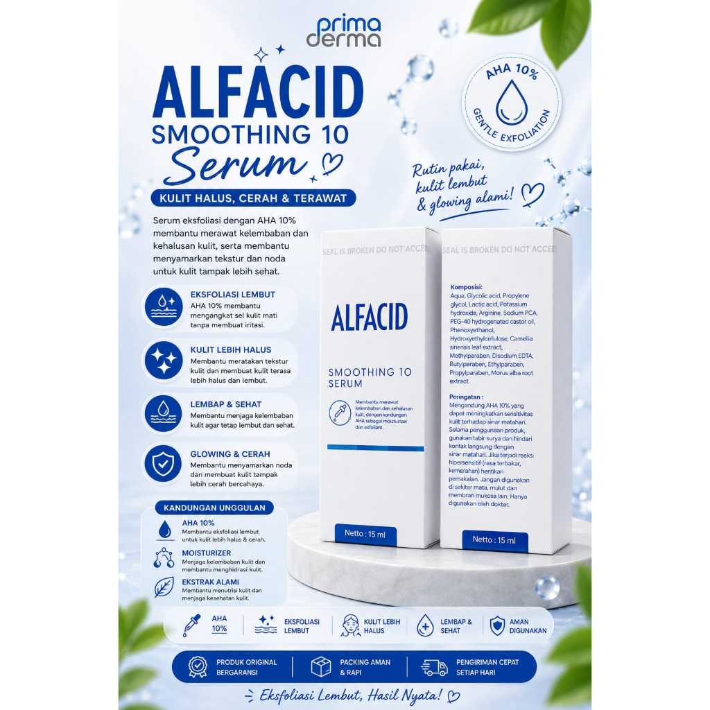 Alfacid Smoothing Serum Primaderma