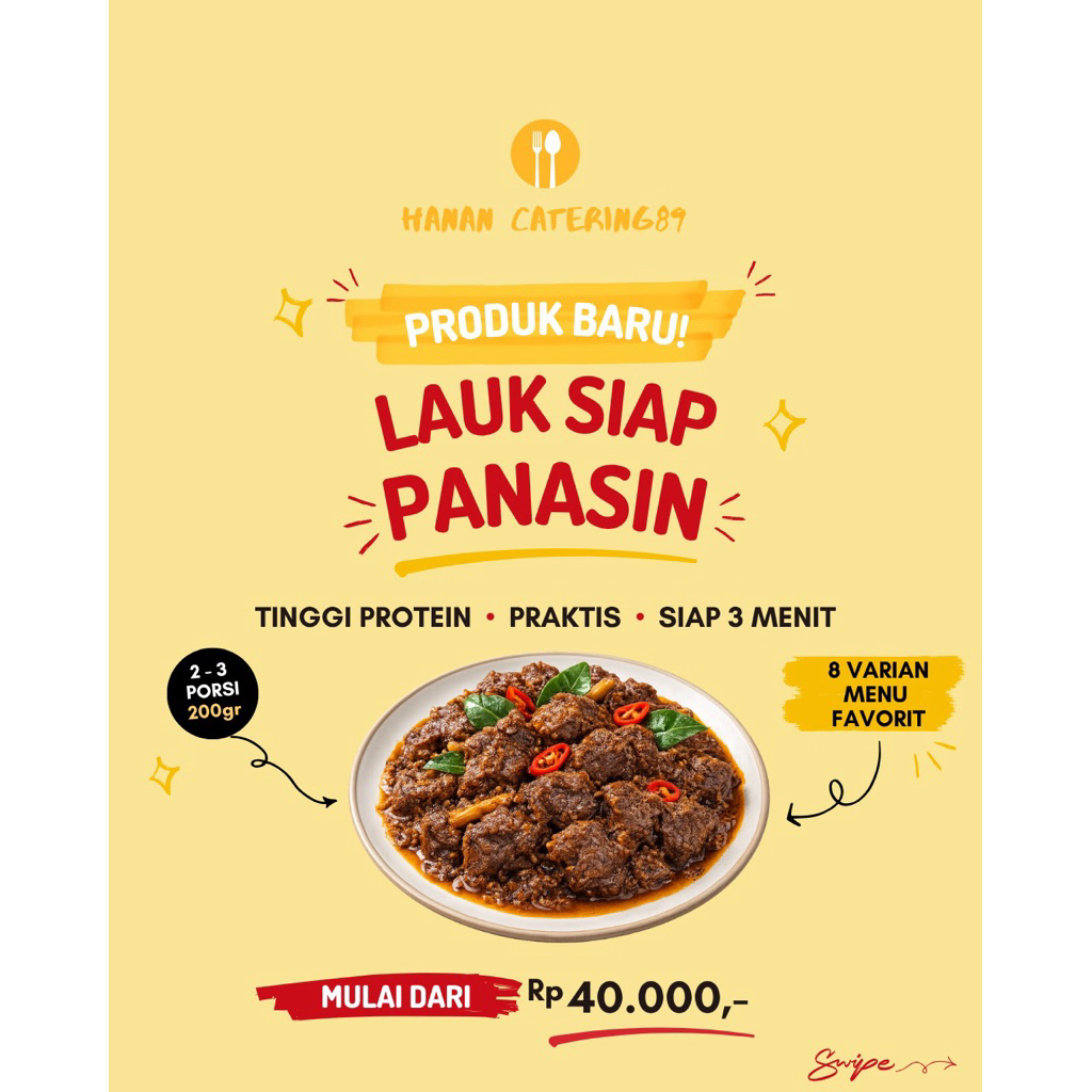 HANAN CATERING - Lauk Siap Panasin - Instant Healthy (Lauk Sehat Frozen)