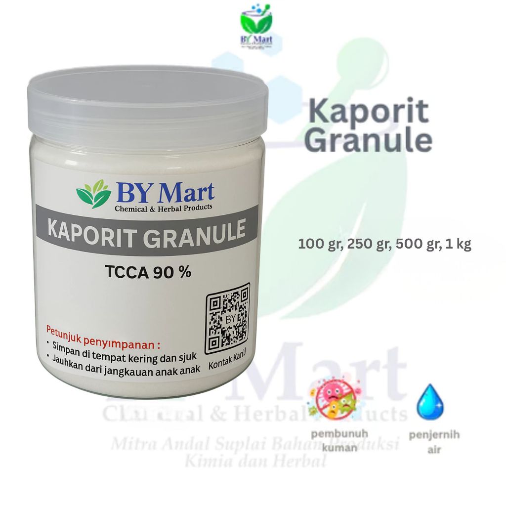 BY KIMIA & HERBAL - TCCA 90% / Kaporit Granule 90% / TCCA Granular