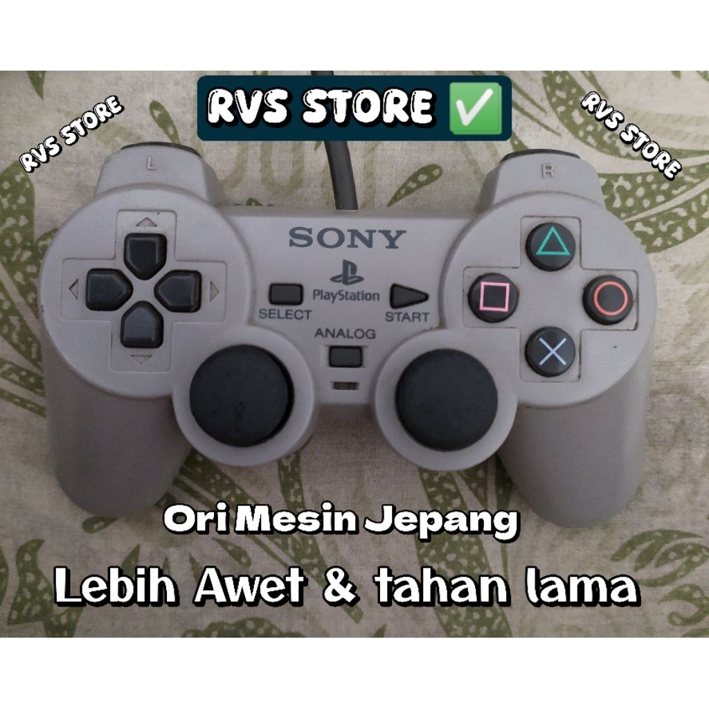 Stik Ps1 (Bisa untuk Ps2 Original mesin) Made in Japan - Type A