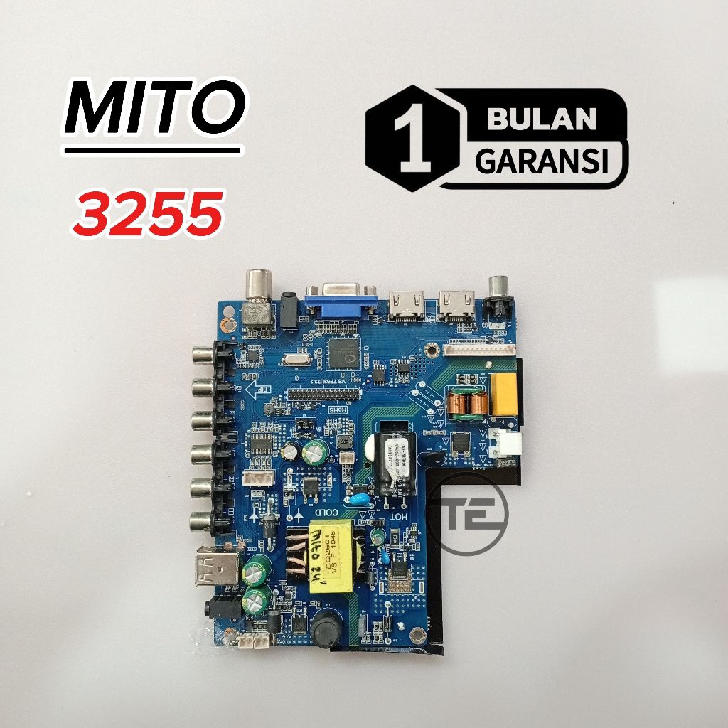 MB MITO 3255 MESIN TV LED MITO 3255 MAINBOARD MOTHERBOARD MODUL MOBO TV LED MITO
