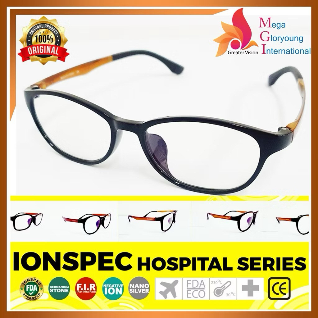 Kacamata Ionspec MGI M57/M58 / M59/M56/M102 ORIGINAL BOXX Hospital Series Standard Rumah Sakit Perta