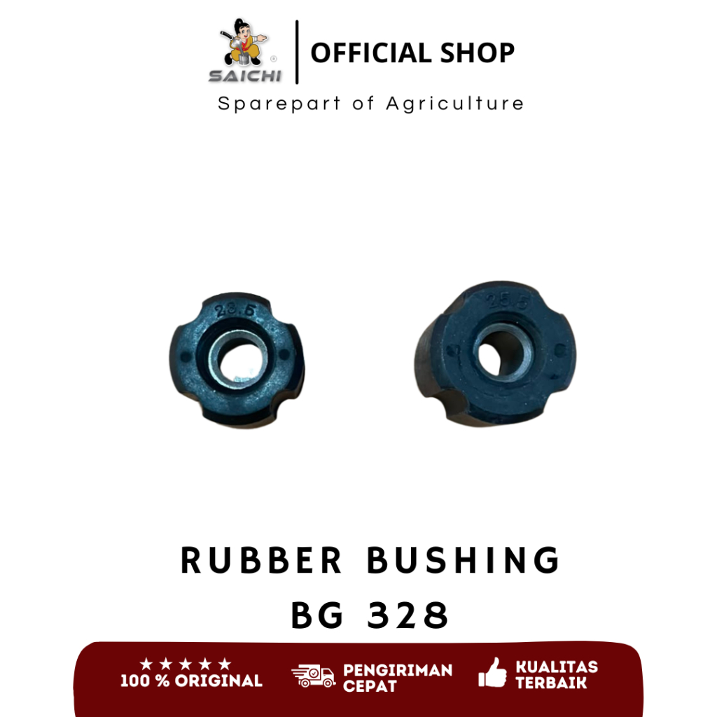 Karet Bushing Bosh Stik Pipa BG 328 Drive Shaft Mesin Potong Rumput 2tak BG328 Ogininal saichi