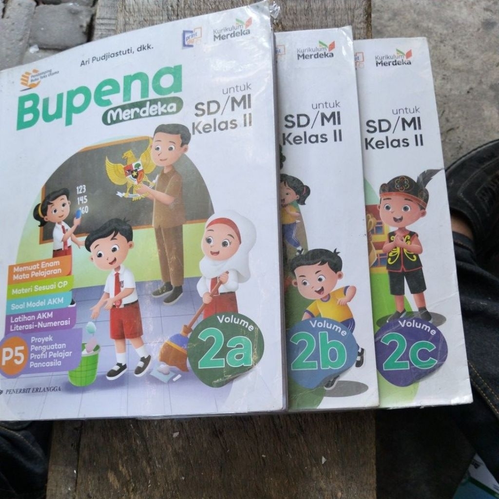 BUKU BEKAS BUPENA SD KELAS 2. 2A DAN 2B.2C