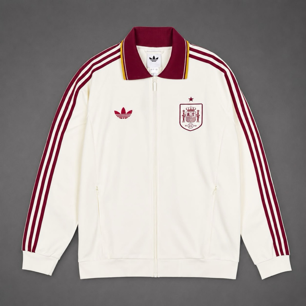 jaket tracktop Timnas Spanyol full teg label terlaris