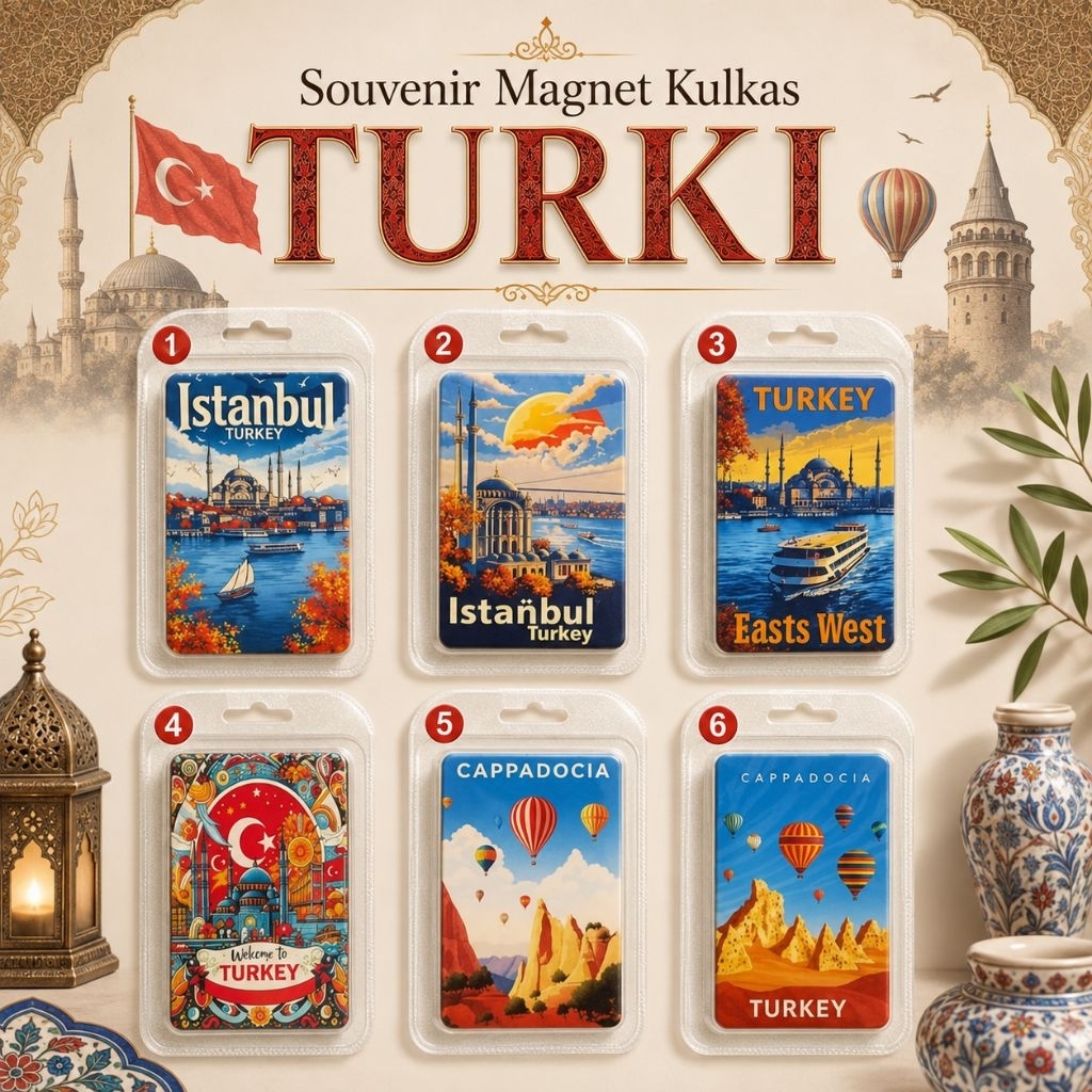 Magnet kulkas turki souvenir turki oleh oleh turki