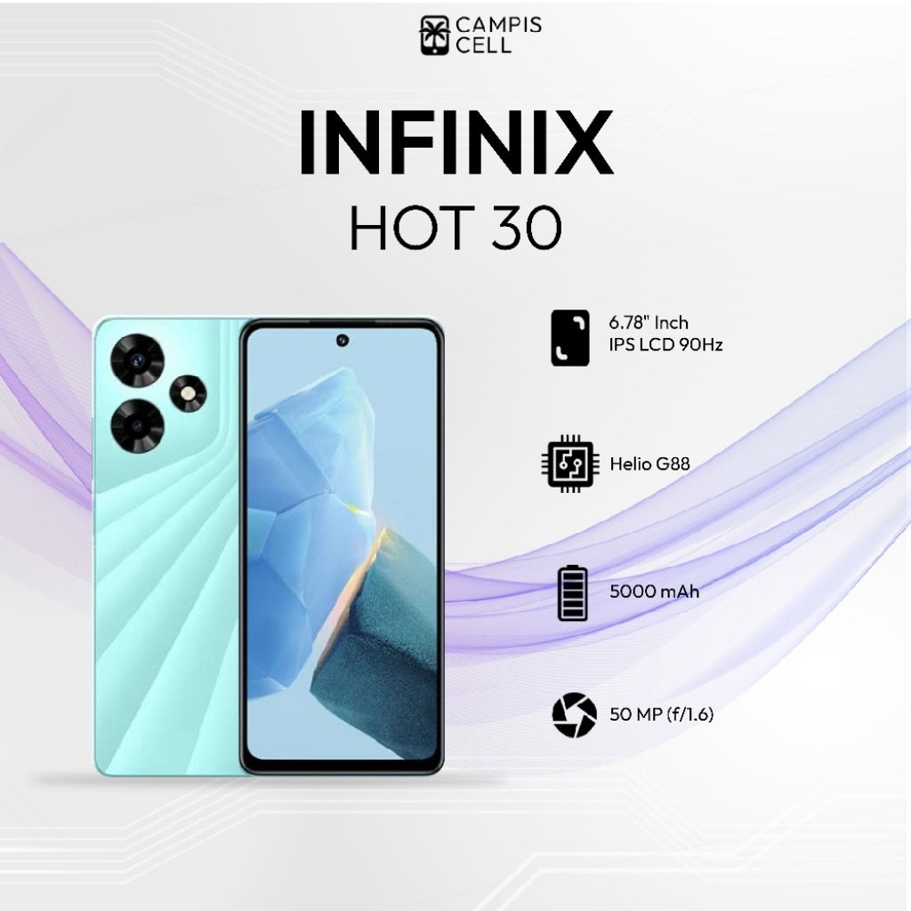 Handphone Infinix Hot 30 Ram 8 128GB