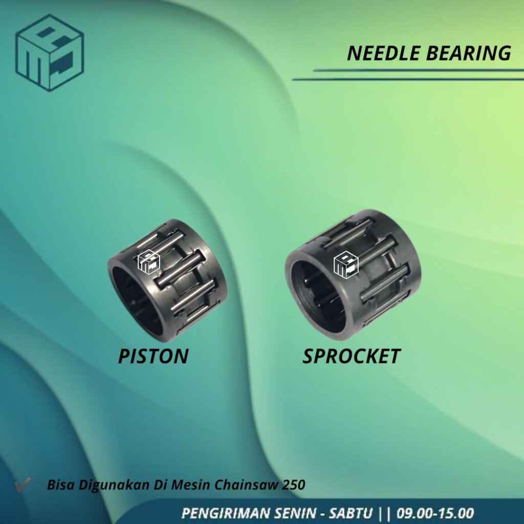 MJA Ms250 Needle bearing Sporket Bearing Piston Lahar Sporket Piston mesin chainsaw senso sinso Ms17