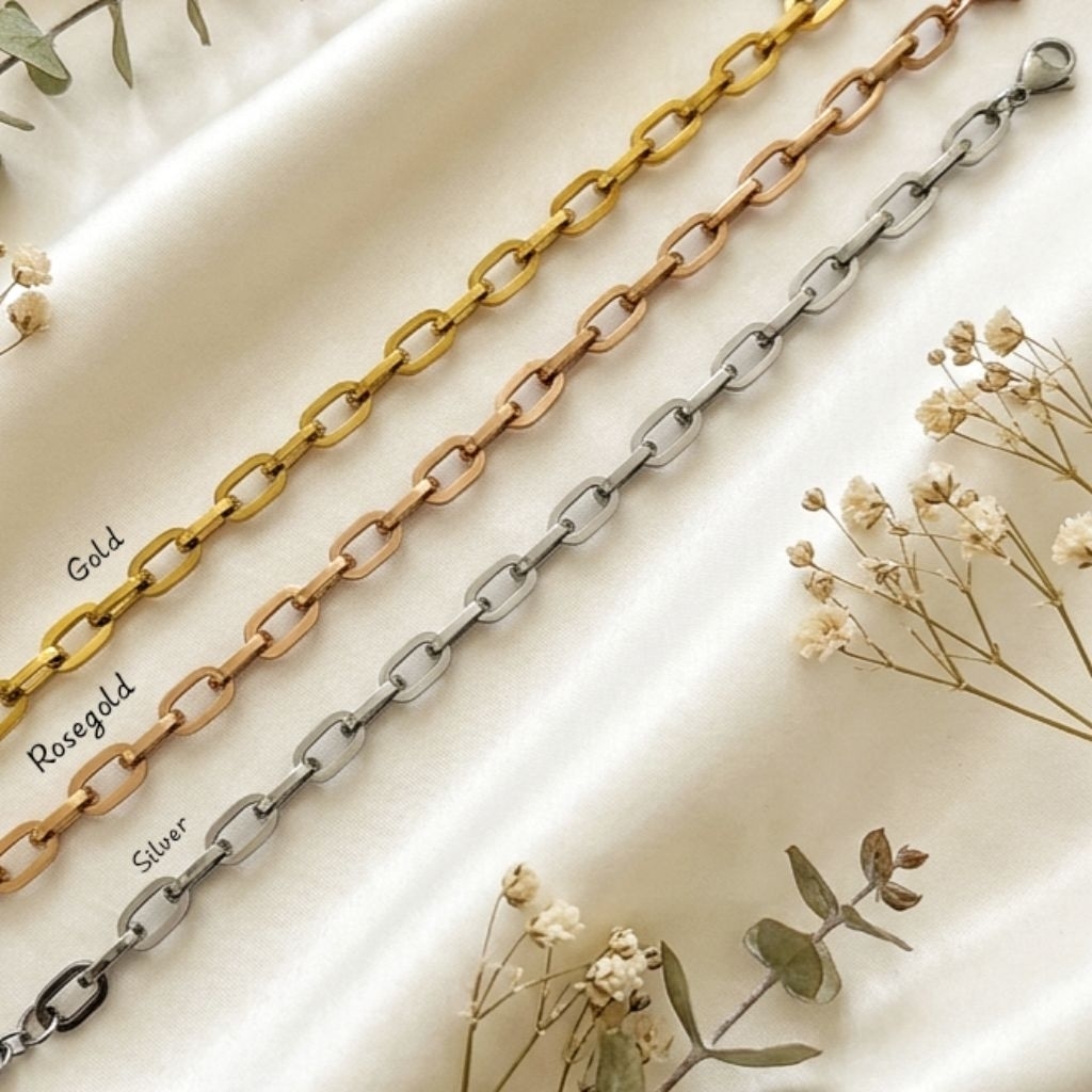 Gelang Tangan Titanium Import Asli