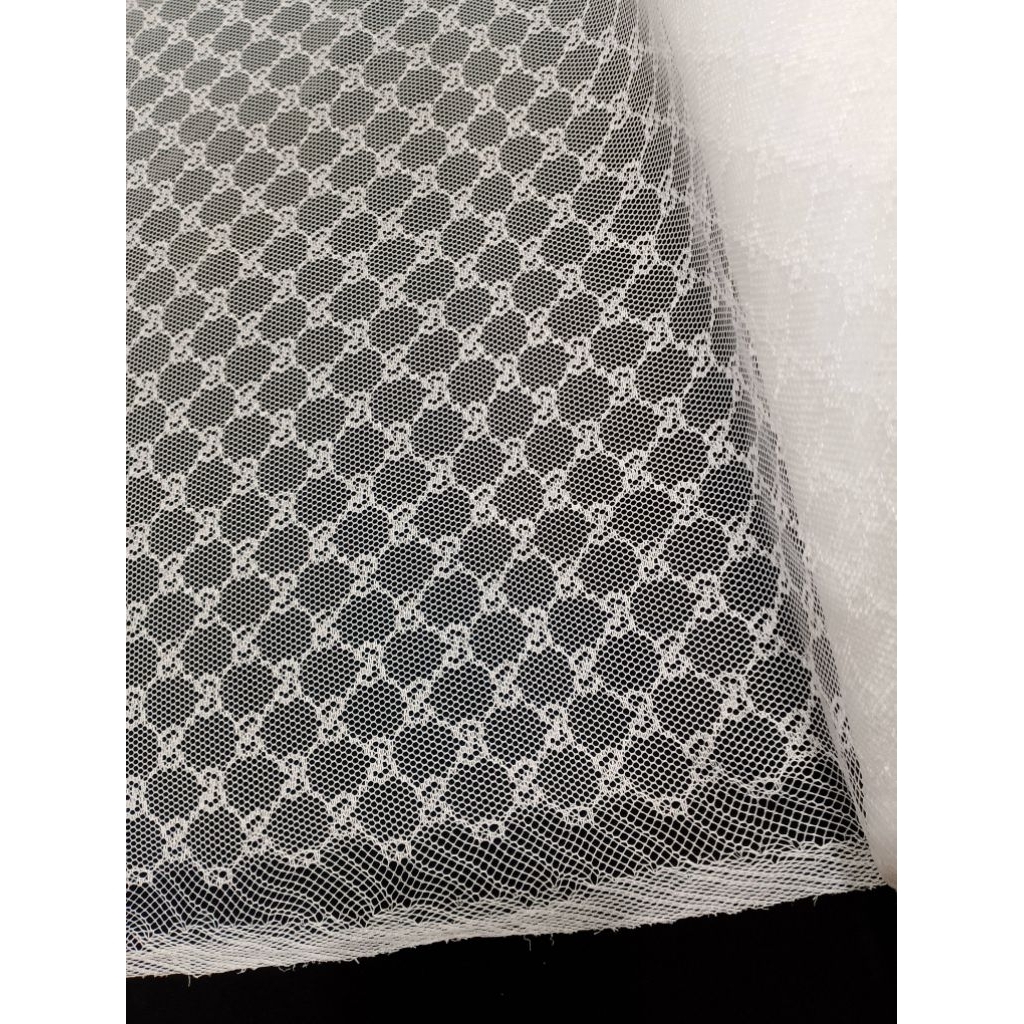 Kain brokat Lace/ kain kebaya motif random kain meteran