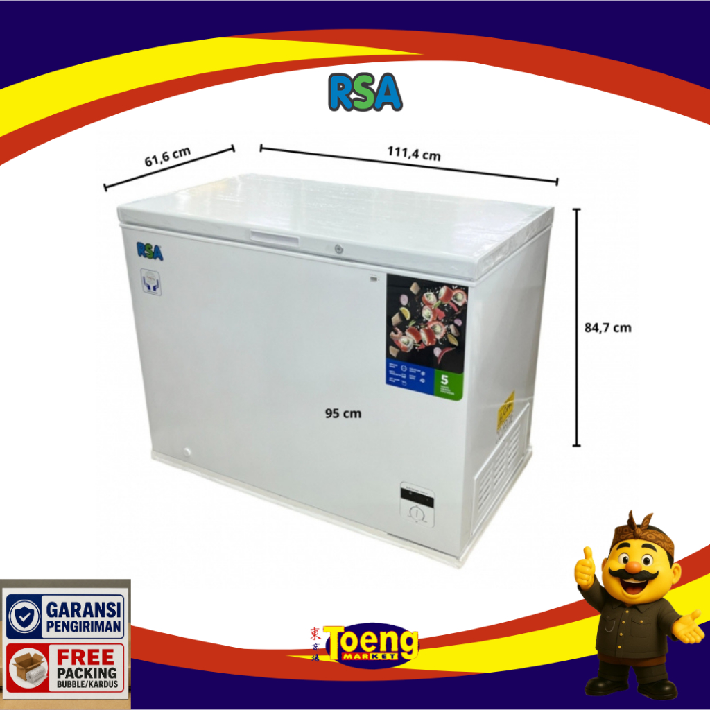 Freezer 310L RSA - CHEST FREEZER CF-310Q RSA