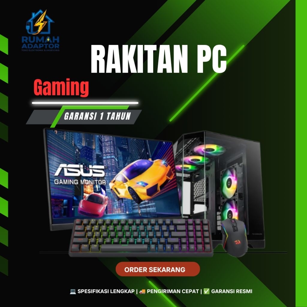 Pc Gaming RTX 3050 Intel Core i7 | 16GB | 256GB Fullset