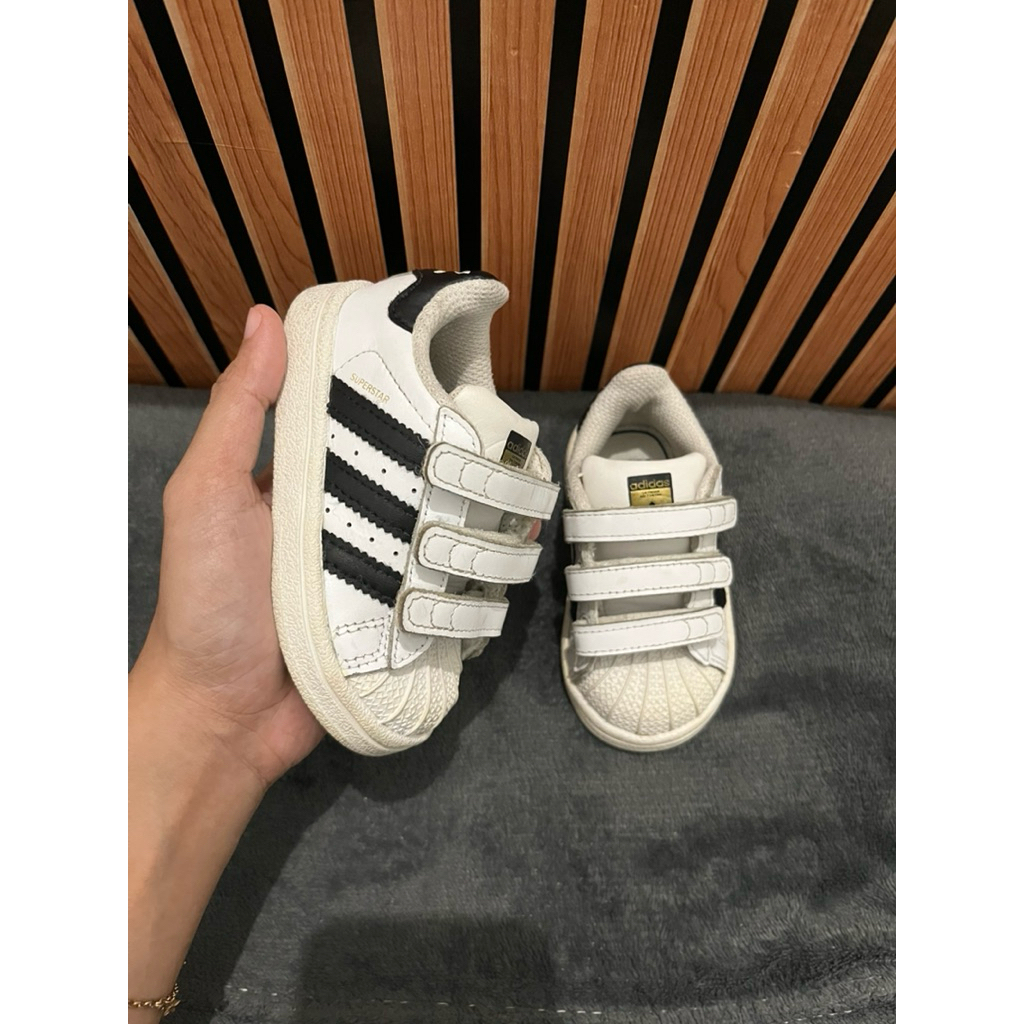PL Sepatu Adidas Superstar size 20 insole 11,5 - 12