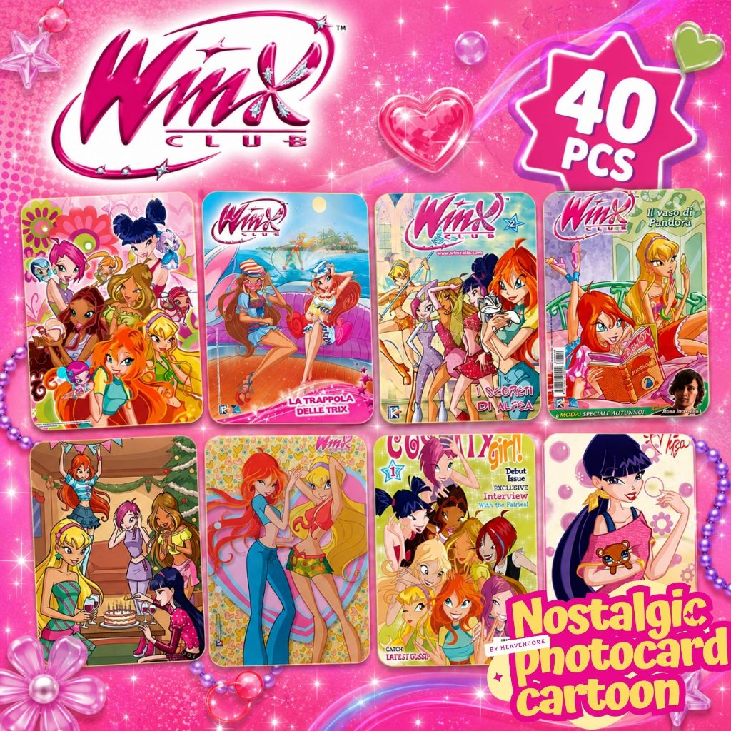 Winx Club photocard 40 pcs | kartu Winx club