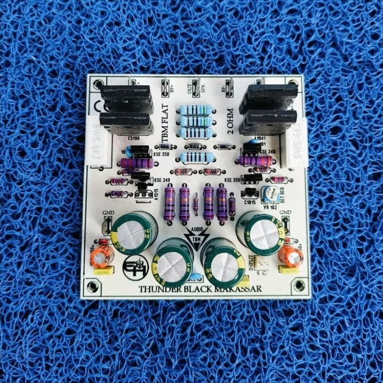 Kit Driver Power Amplifier Tbm 2 Ohm FLAT Qwalitas Original