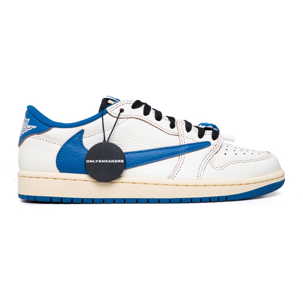 JORDAN 1 LOW OG TRAVIS SCOTT X FRAGMENT SAIL MILITARY BLUE