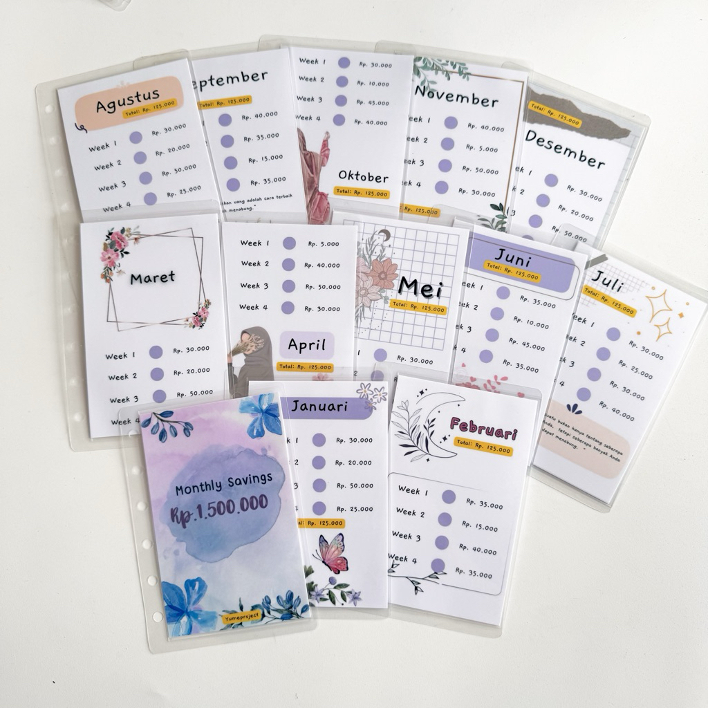 MONTHLY SAVINGS A7 by yume project