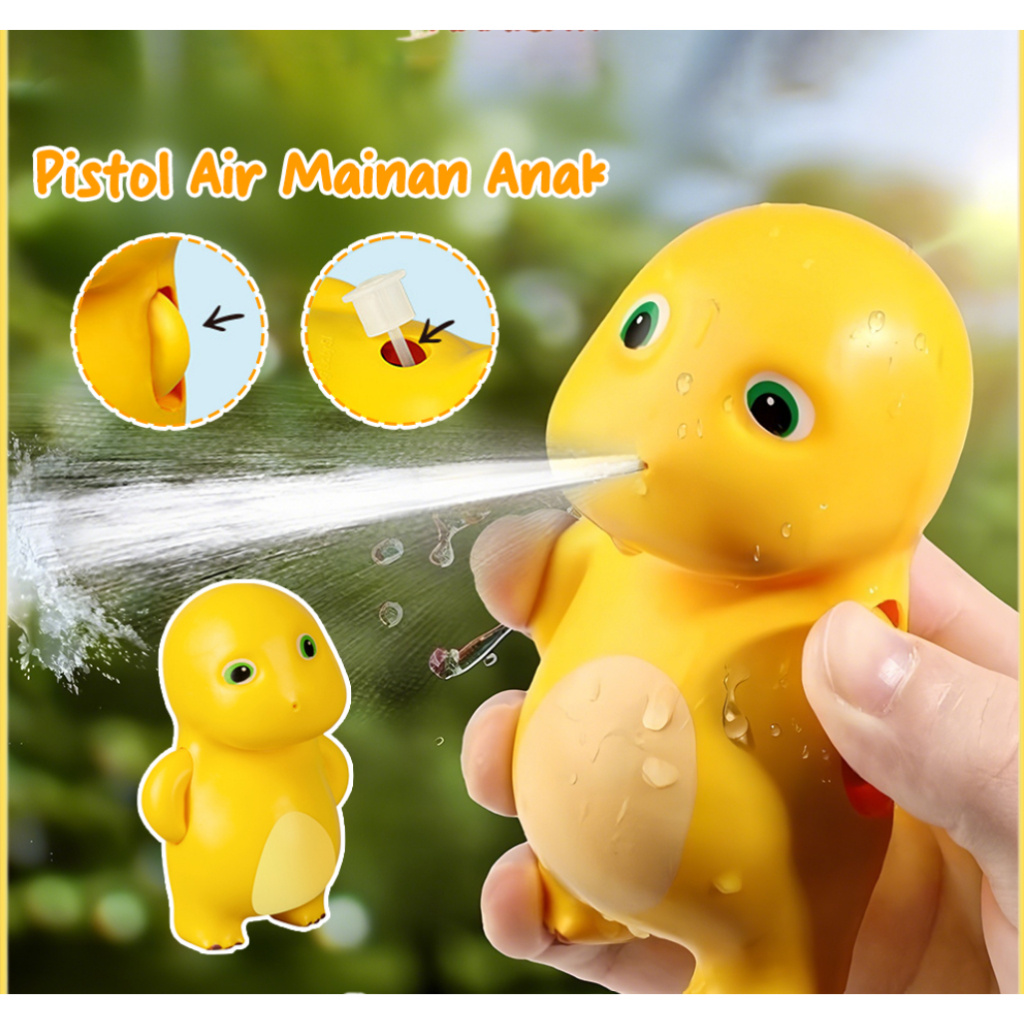 boneka nailong dino kuning bisa nyemprot air cocok untuk mainan prank