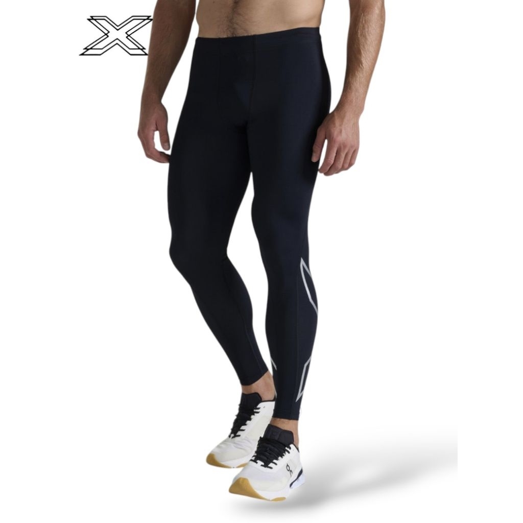 2xu Core Compression Tights Mens Black Silver