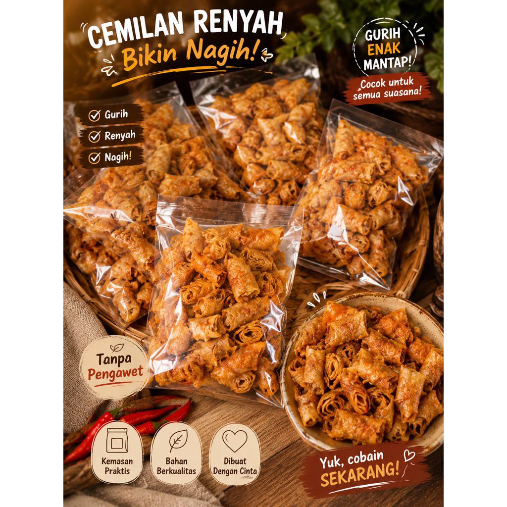 lumpia kering pedas/manis