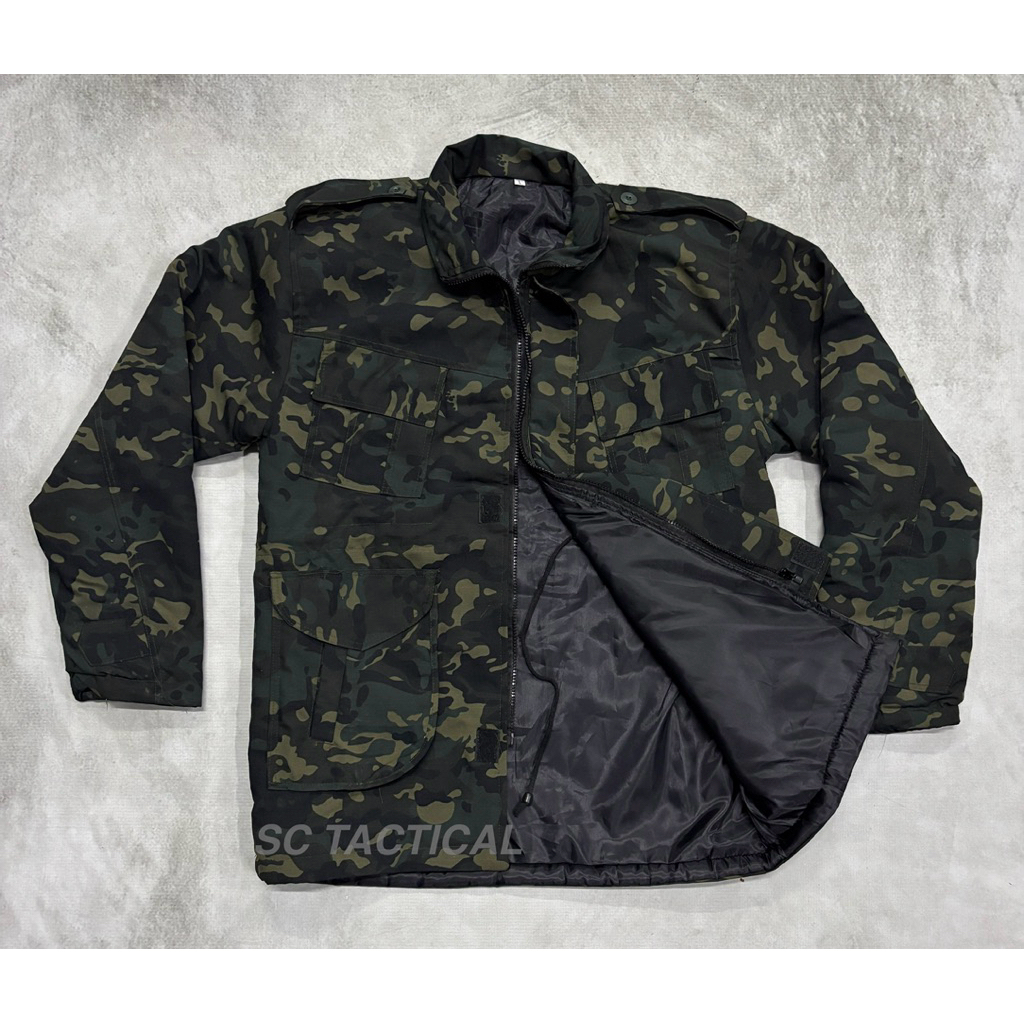 Jaket Loreng MULTICAM BLACK PREMIUM/Jaket Tactical Loreng
