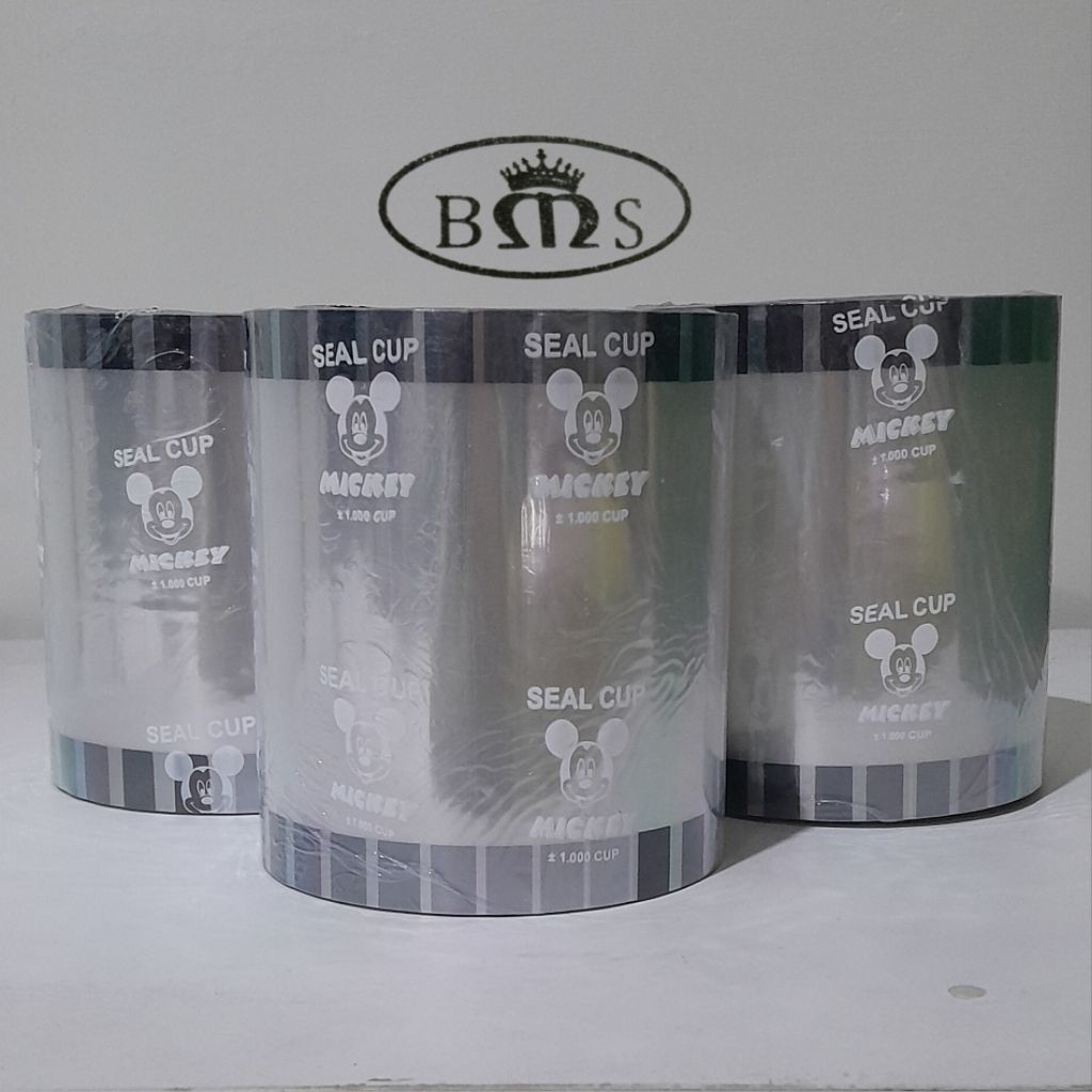 PLASTIK CUP SEALER POLOS ROLL (lebar 13cm) | Plastik Sealer Press 1000 Cup Gelas
