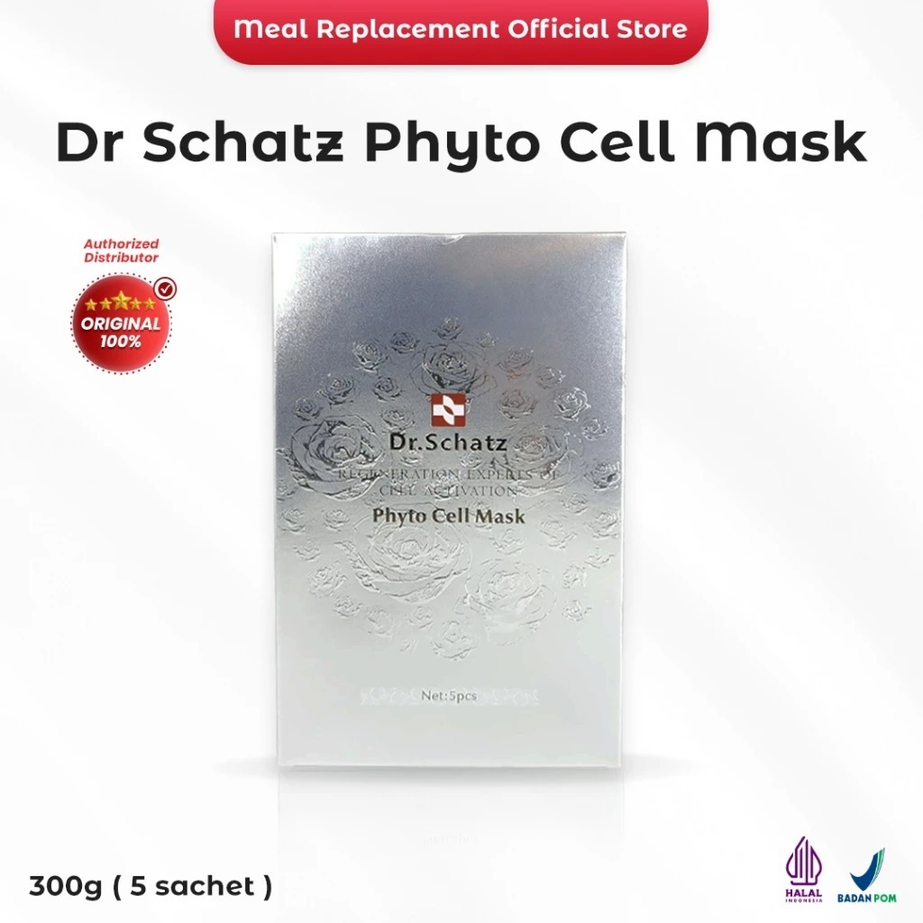 masker DR.Schatz official Phyto Cell Mask (kemasan baru) Expired 2028 - Dr Schatz sheet mask