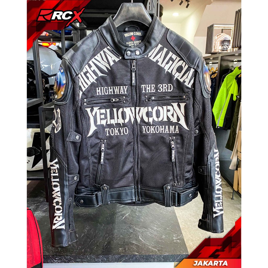 Jacket Yellow Corn YB-0109 Black White Original Second 2nd Bekas RCX
