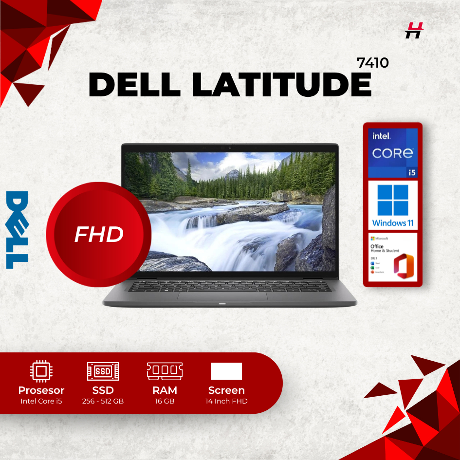 Laptop Mahasiswa Kukuh Dell Latitude 7410