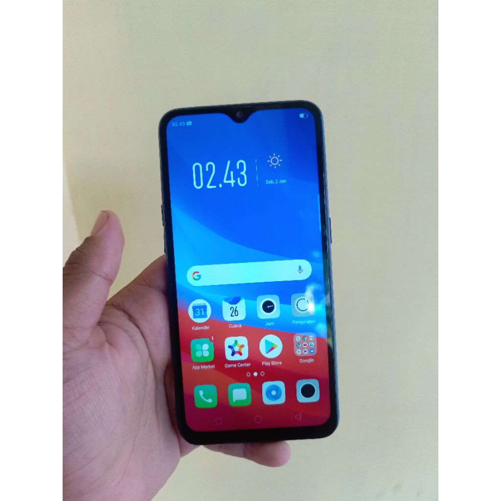 Oppo A5S ram 3/32 kondisi normal semuanya siap pake mulus no minus handphone second berkualitas