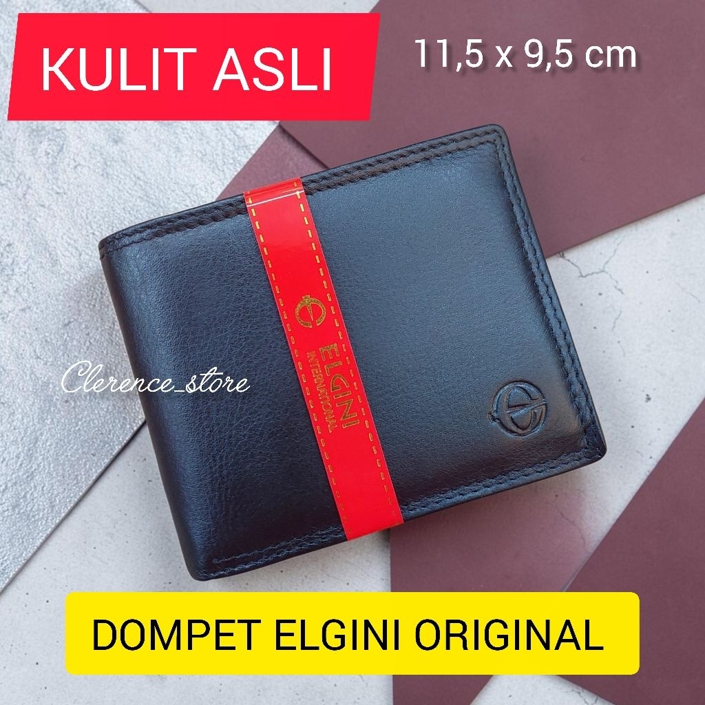 PROMO DOMPET PRIA KULIT ASLI PREMIUM IMPORT-DOMPET ELGINI ORIGINAL 32655