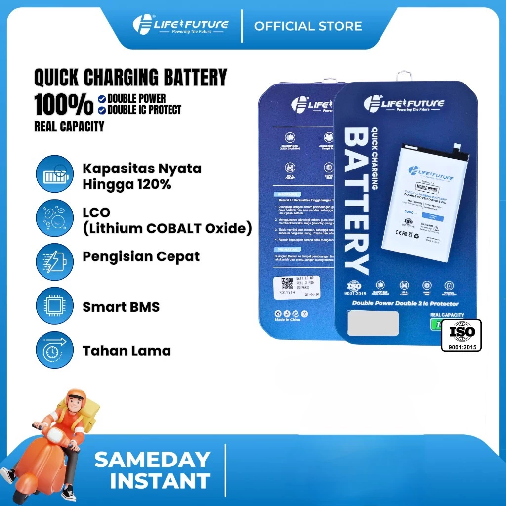 LF - Quick Charging Battery / Baterai Vivo BA-61 - Vivo Y19S BA61